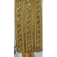 Fancy Moti Lace - Color: Golden