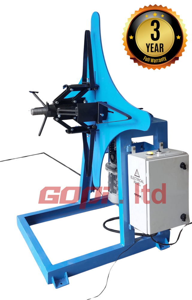 100Kg Decoiler Motorized - Color: Blue
