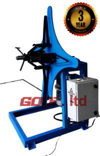500 Kg Motorized Decoiler - Color: Blue