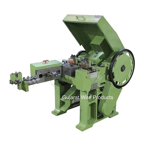 Mild Steel Nail Making Machine - Color: Green