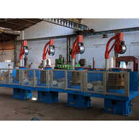 Steel Wire Drawing Machine - Color: Blue