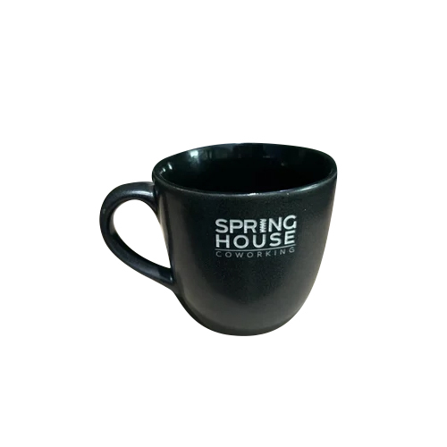Black Conical Mug