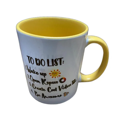 White Ceramic Promotional Mug