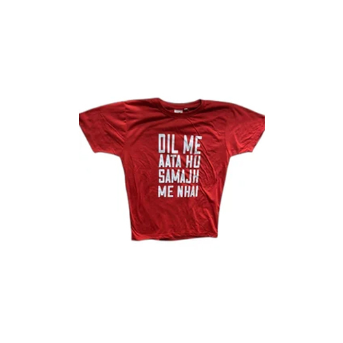 Red Polyester Promotional T Shirt