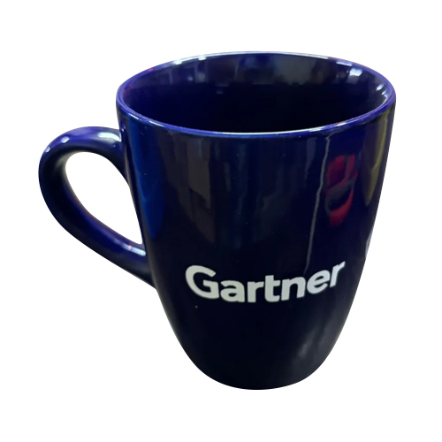 Blue Printed Mug