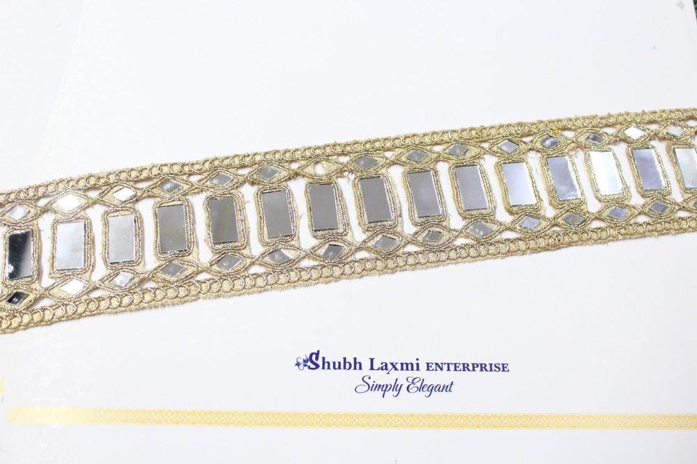 Fancy  Mirror Lace - Color: Golden