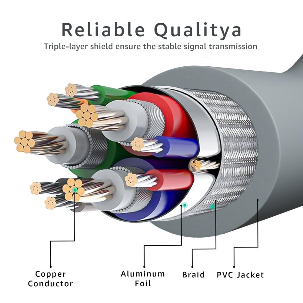 25M Support 1080p Vga To Vga 15pin Cable