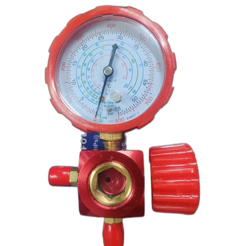 Single Gauge Manifold - Color: Red