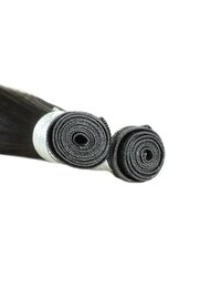 Weft Hair Extensions Black Straight Cambodia Virgin Hair Premium Remy Hair Extension