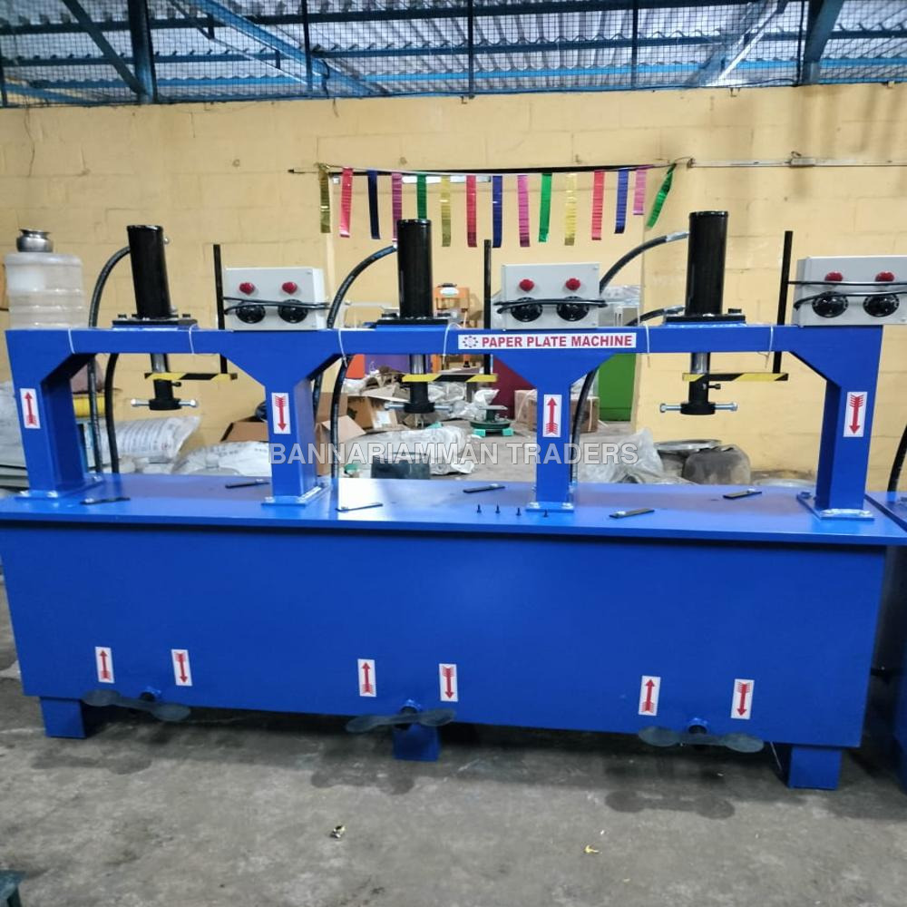 Paper Plate Machine - Color: Blue Paint Coated
