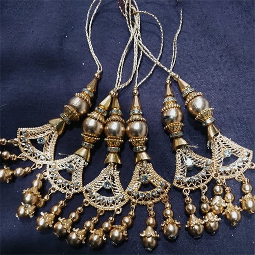 Ladies Golden Dupatta Latkan