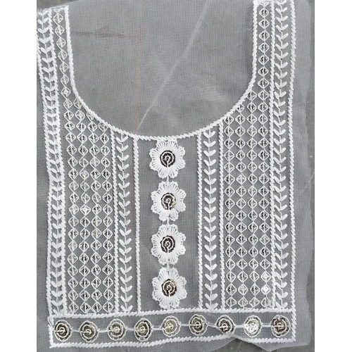 Cotton Suit Embroidered Neckline