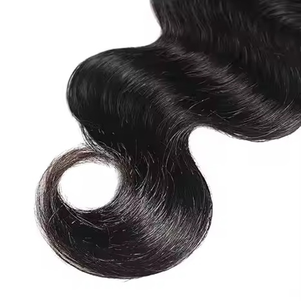 100% Unprocessed Hair Bundles Body Wave Bundles Natural Color Human Hair Extensions( 24 Inch ) - Design: N/a