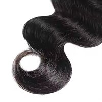 100% Unprocessed Hair Bundles Body wave bundles natural color human hair extensions( 24 inch )