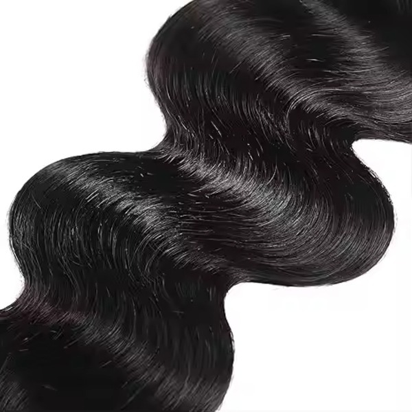 100% Unprocessed Hair Bundles Body wave bundles natural color human hair extensions( 24 inch )
