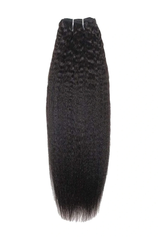Virgin Hair Bundles Sew in Extensions Kinky Straight curl hair extension.
