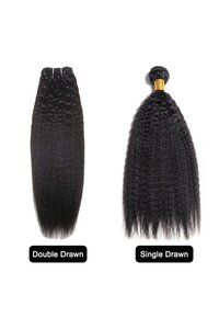 Virgin Hair Bundles Sew in Extensions Kinky Straight curl hair extension.