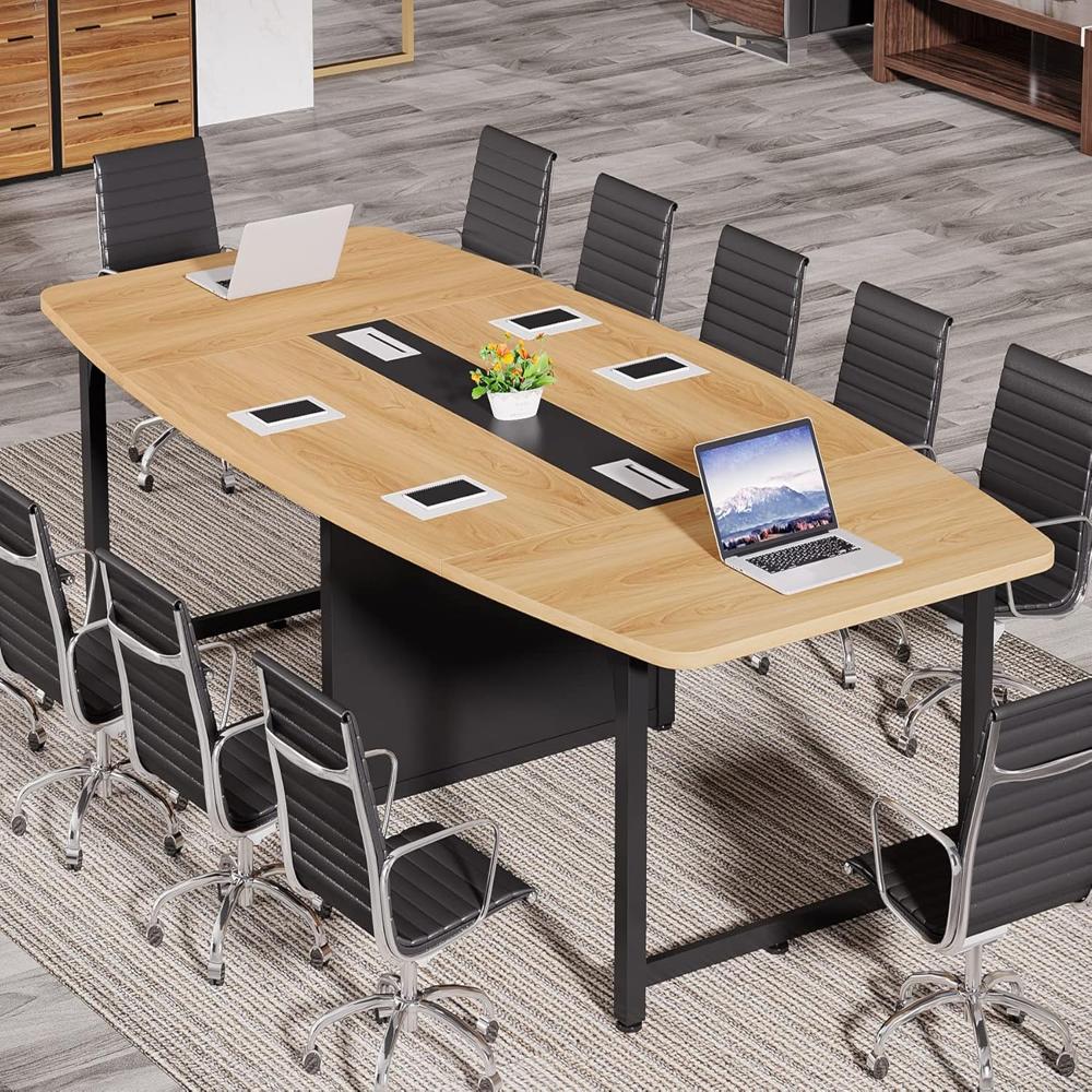 Oval shaped conference table in MS