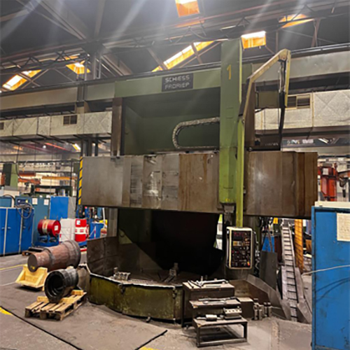 4000 मिमी x 2500 मिमी Schiess CNC VTL मशीन
