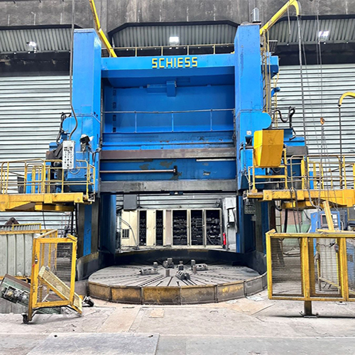 01_6500mm x 3500mm Schiess Heavy Duty CNC VTL Machine