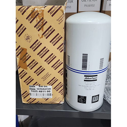 Atlas Copco Oil Separator - Color: White