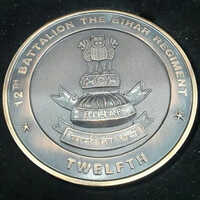 Bihar Army Regiment Copper Medal - Finishing: Polished