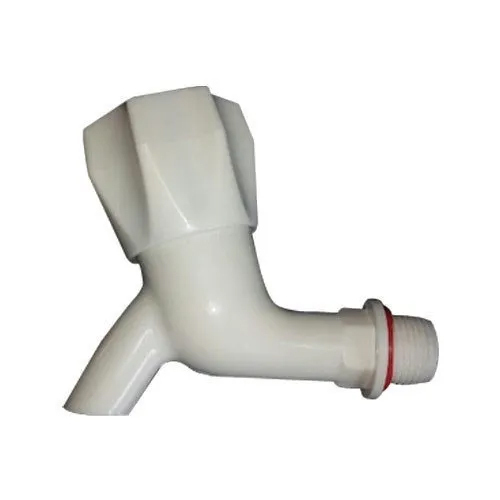 White Plastic Polo Bib Cock