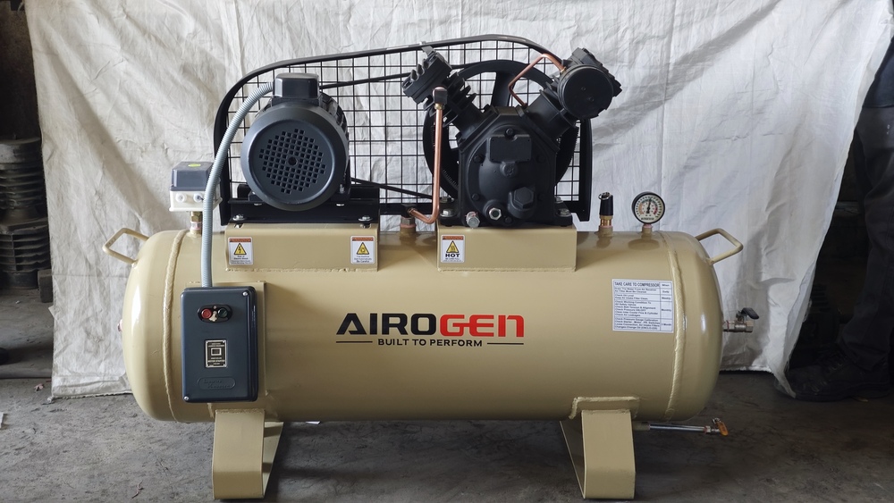3Hp Reciprocating Compressor - Material: Mild Steel