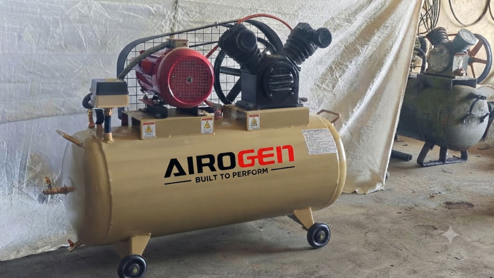 2Hp Reciprocating Air Compressor - Lubrication Type: Lubricated
