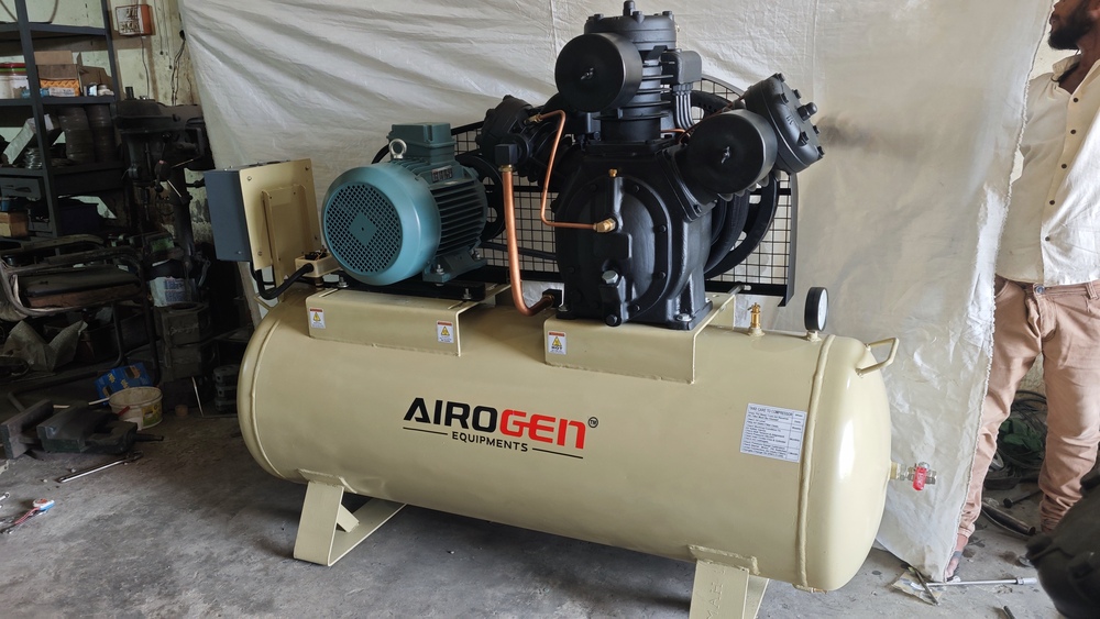 15Hp Two Stage Reciprocating Air Compressor - Material: Mild Steel