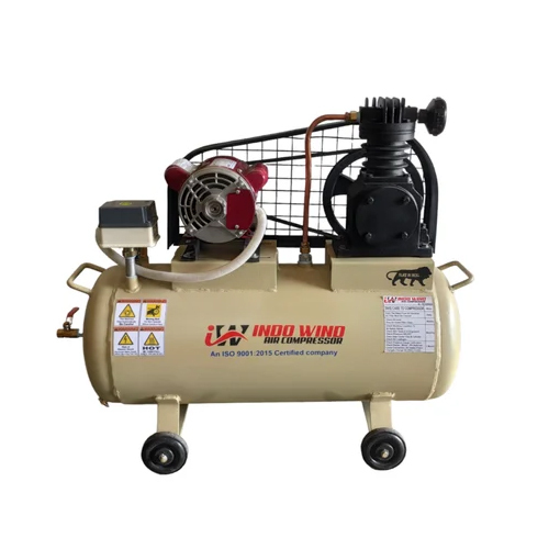 1Hp Single Cylinder Air Compressor - Material: Mild Steel