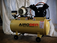 1hp Single Cylinder Air Compressor - Material: Mild Steel