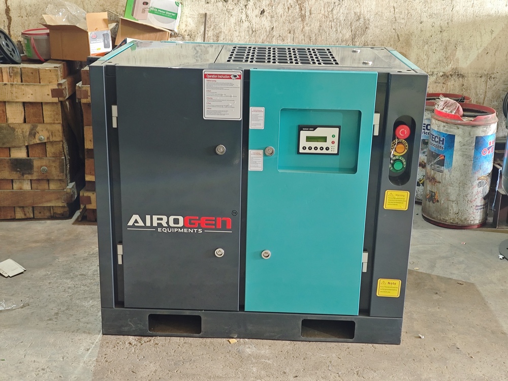 Industrial Screw Compressor - Material: Mild Steel