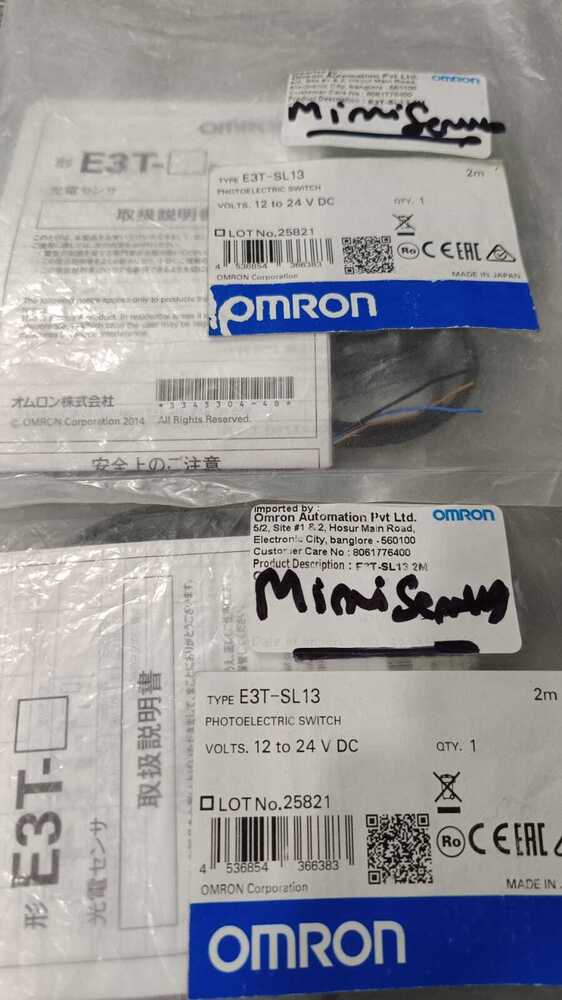 OMRON PHOTOELECTRIC SENSOR 12-24VDC, E3T-SL13,E3T-ST11