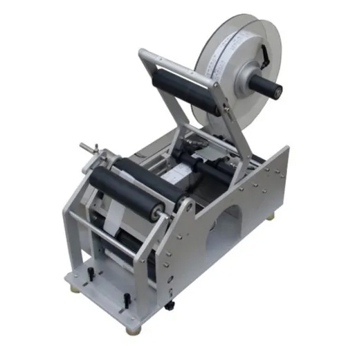 Automatic And Manual Labelling Machine - Color: Silver