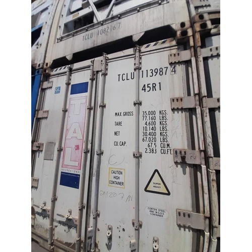 40'Rf Used Containers - Capacity: 20-30 Ton