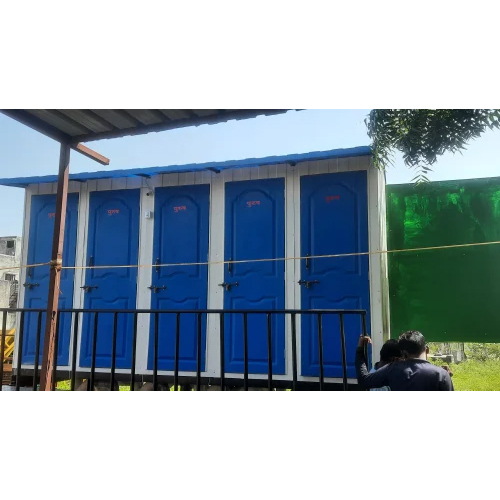 Mobile Toilet Van - Color: Blue