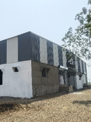 Prefabricated Factory Tin Shed - Color: Black