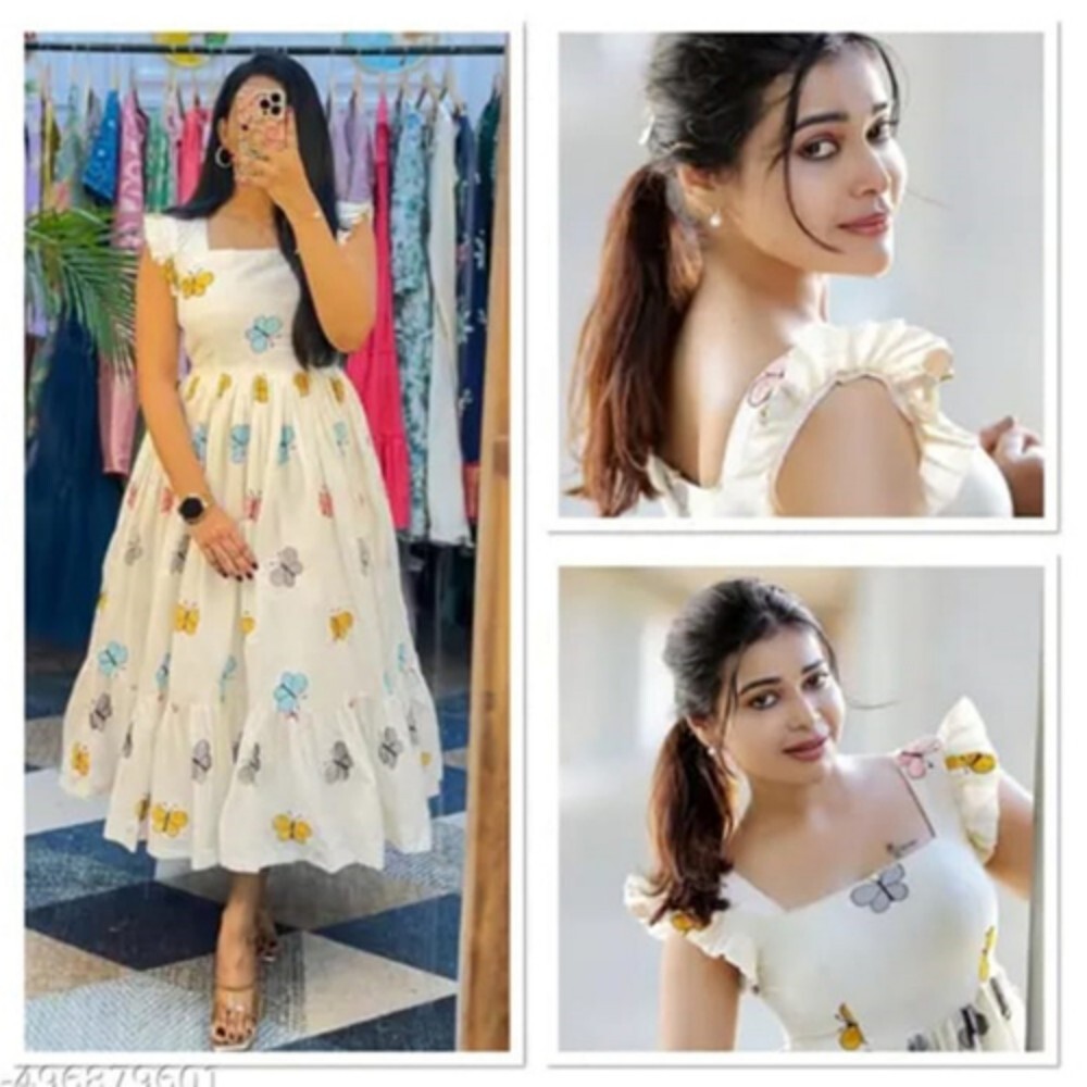 Stylish Printed Midi Dress