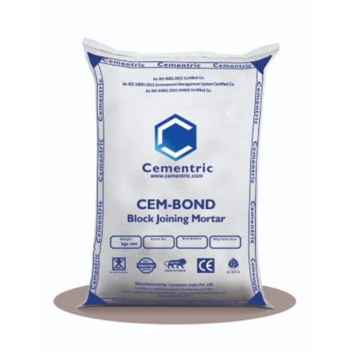 Cem-Bond Block Joining Morta - Features: High Coverage