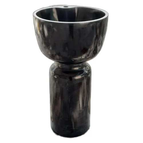 Glossy Marble Pedestal Wash Basin