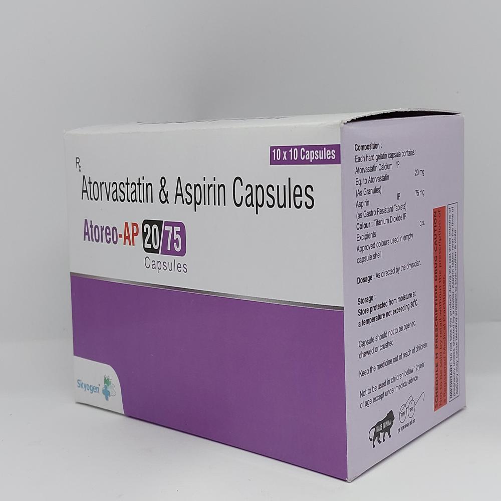 ATORVASTATIN 20MG ASPIRIN 75MG