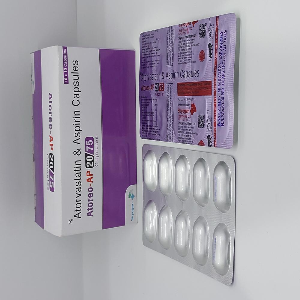 ATORVASTATIN 20MG ASPIRIN 75MG