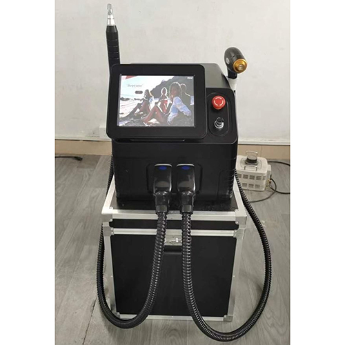 2 In 1 1200 W Pico+Diode Laser Machine - Color: Black
