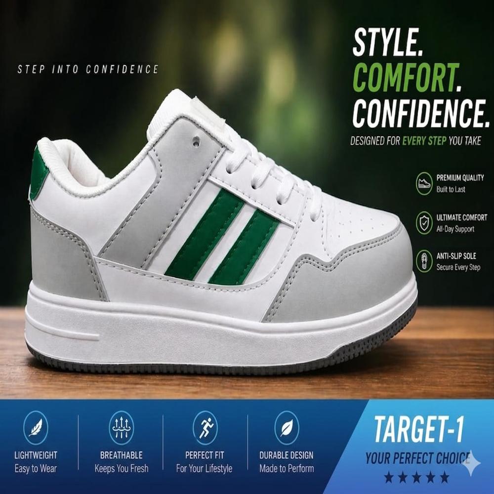Super-10 Mens Mesh Sports Shoes - Design: Modern