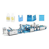 Rbi - G700 Fully Automatic Non Woven Fabric Handle Bag Making Machine - Color: Blue