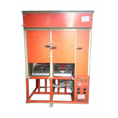 Double Die Disposable Plate Making Machine
