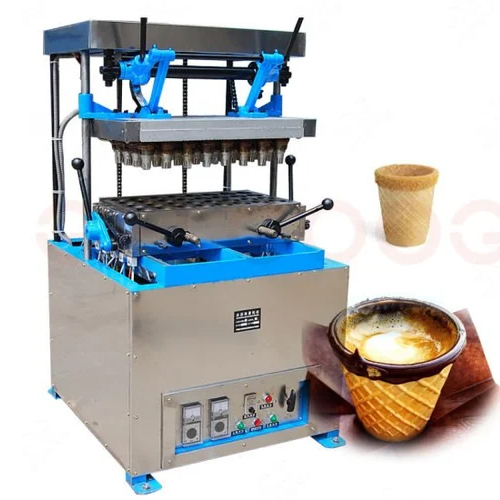 RBI - 12 Edible Biscuit Tea Cup Making Machine