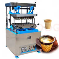 Rbi - 12 Edible Biscuit Tea Cup Making Machine - Capacity: 300-350pcs/hr Pcs/hr