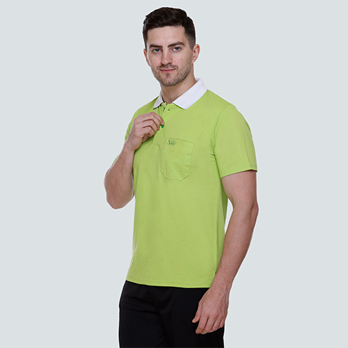 Green Basic Polo T-shirt - Design: Standard
